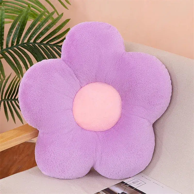 3 - Coussin de chaise rond violet - Coussin Chaise