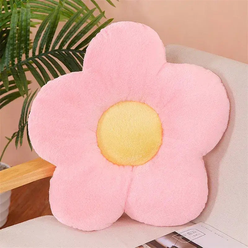 33 - Coussin de chaise rond fleur - Coussin Chaise