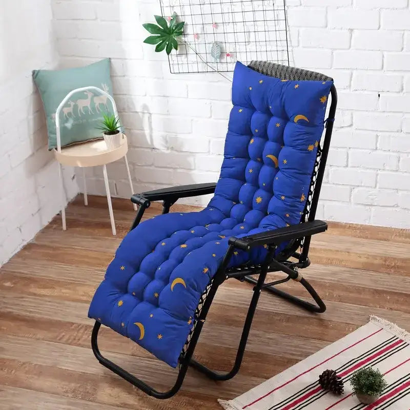 54 - Coussin chaise longue bleu foncé - Coussin Chaise
