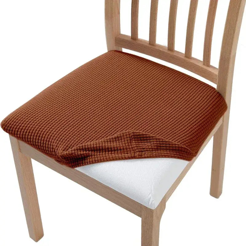 76 - Housse pour coussin de chaise marron clair - Coussin Chaise