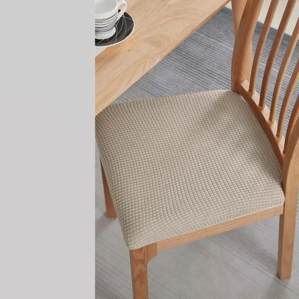 78 - Housse pour coussin de chaise beige - Coussin Chaise