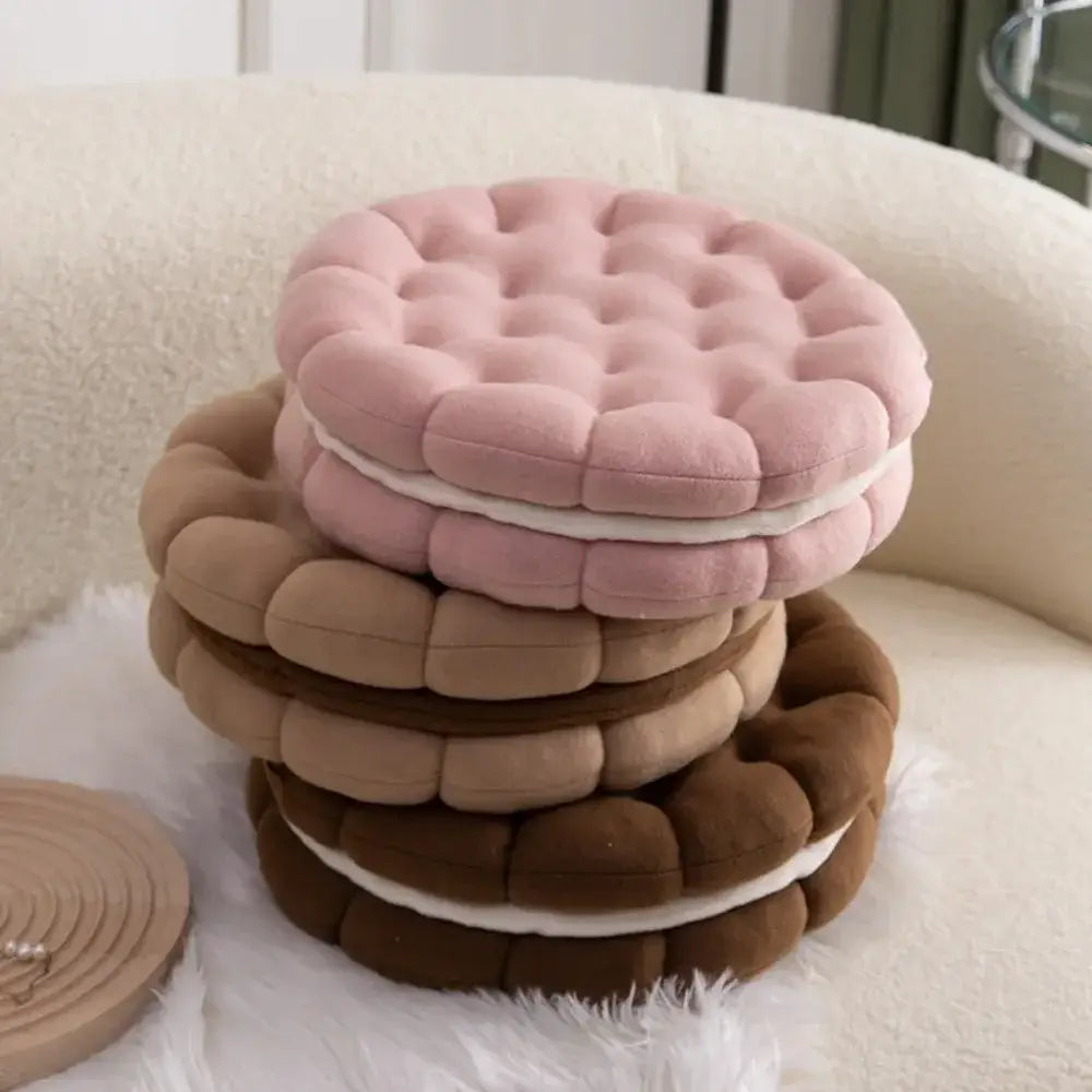 83 - Coussin de chaise épais beige - Coussin Chaise