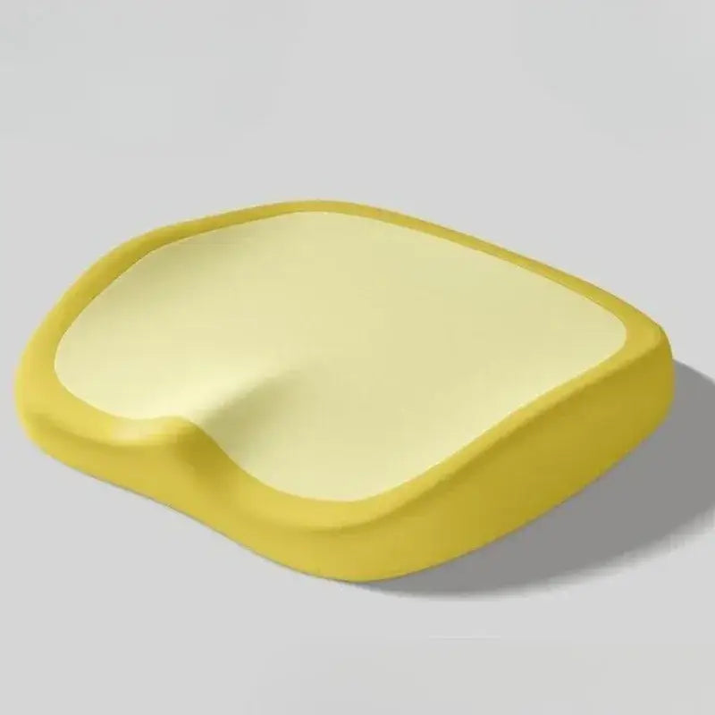 Coussin chaise de bureau jaune - Coussin Chaise