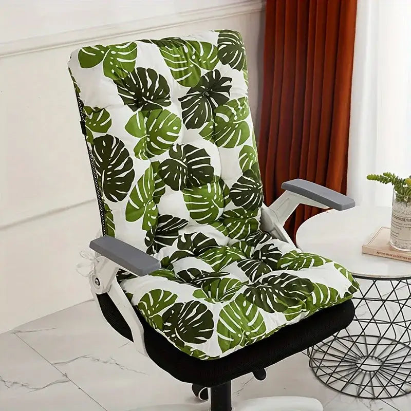 Coussin chaise de bureau motif feuille - Coussin Chaise