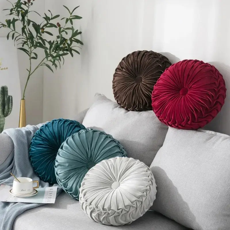 Coussin chaise rond marron - Coussin Chaise