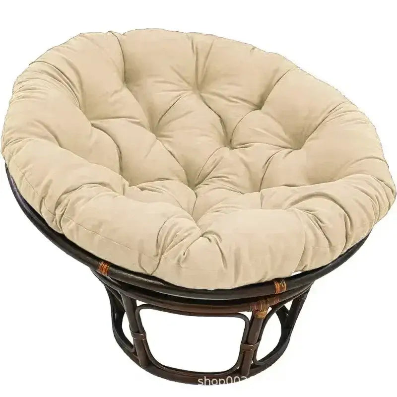 Coussin chaise rotin beige - Coussin Chaise