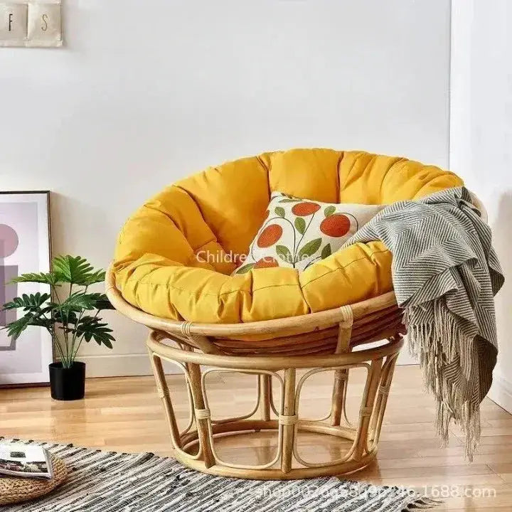 Coussin chaise rotin beige - Coussin Chaise