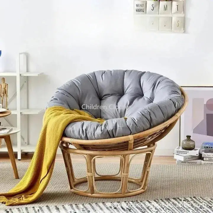 Coussin chaise rotin blanc - Coussin Chaise