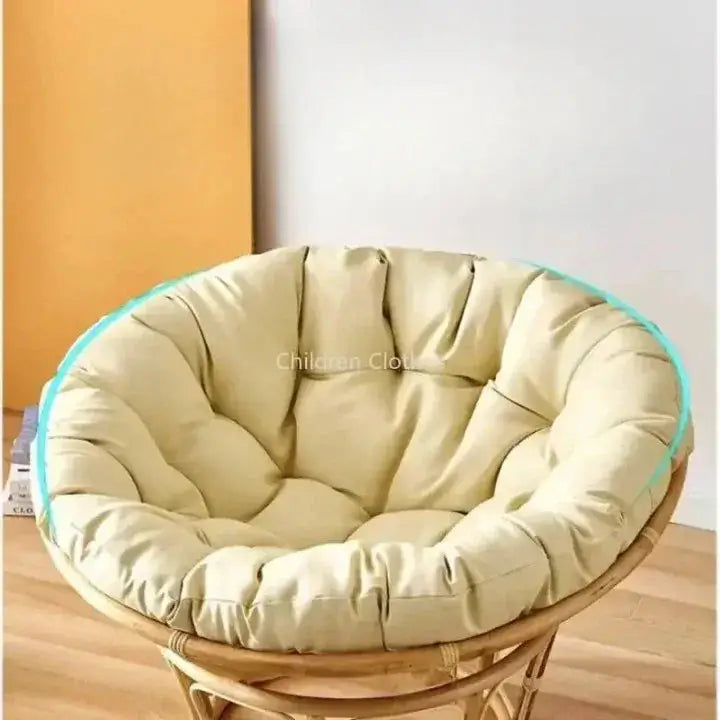 Coussin chaise rotin gris - Coussin Chaise