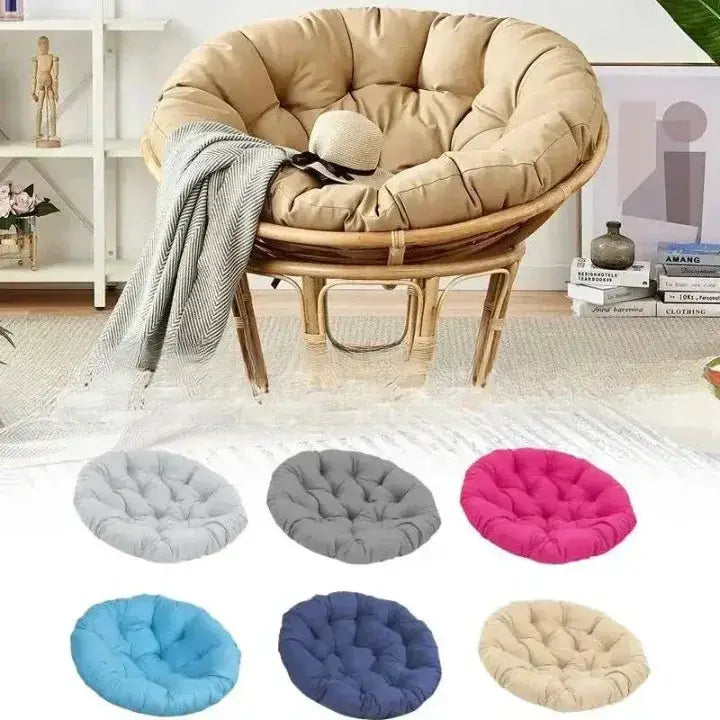 Coussin chaise rotin noir - Coussin Chaise