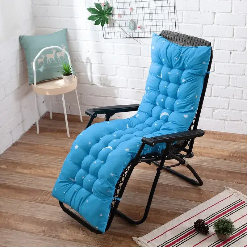 Coussin pour bain de soleil bleu - Coussin Chaise