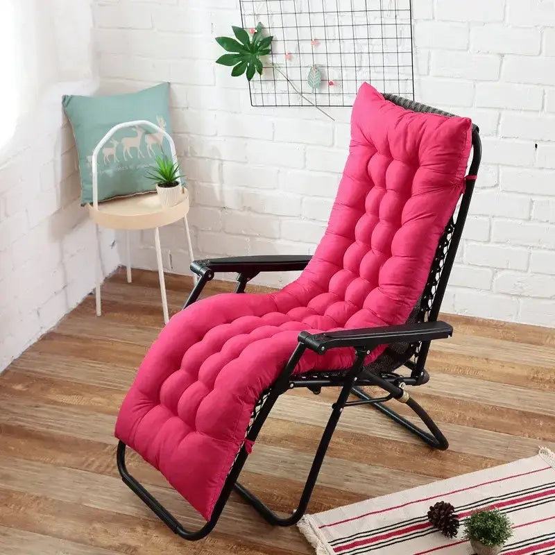 Coussin pour bain de soleil rouge - Coussin Chaise