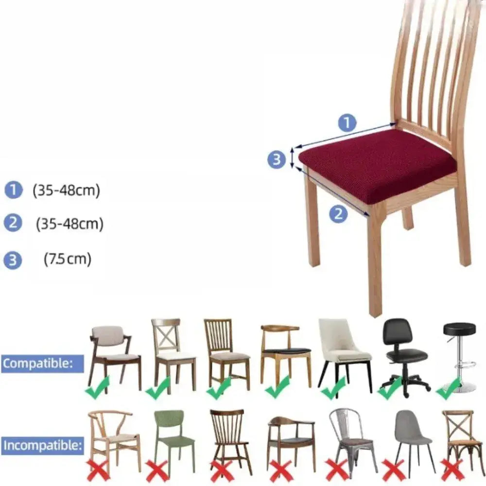 Housse galette de chaise  compatible 45x45 - Coussin Chaise
