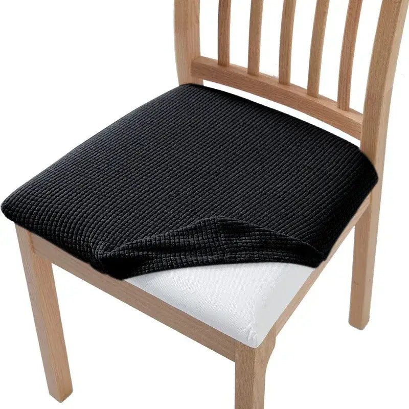 Housse pour coussin de chaise noir - Coussin Chaise